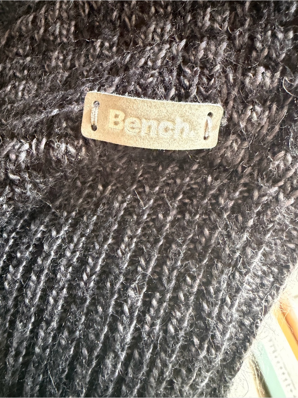 BENCH Cowl Neck Gray Sweater Dress - Picture 4 of 5